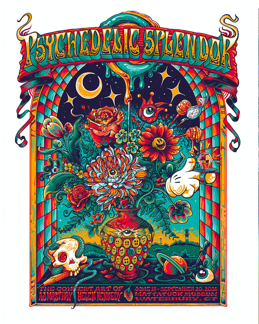 Psychedelic Splendor Aj Masthay / Helen Kennedy Print